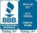 Kildonan Tree Service is proud of its A+ rating with the Better Business Bureau.